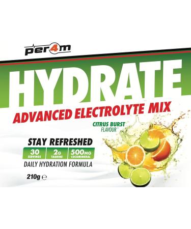  per4m Per4m Hydration Electrolyte Mix Citrus Burst 210g - Buy Online on GoSupps.com