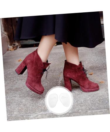 FOMIYES Silicone Forefoot Pads for Kids & Women - Clear High Heel Cushions Foot Protectors Thicken PU Massage Gel - 6 Pairs - Buy Online on GoSupps.com