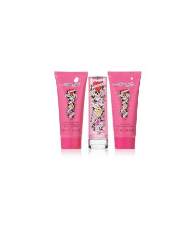 Ed Hardy Women's Fragrance 3 Piece Gift Set 1.7 fl. oz. Eau de Parfum - Buy Online on GoSupps.com