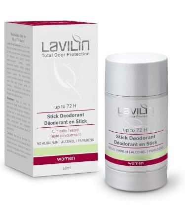 LAVILIN Underarm Deodorant Stick For Women - 72 Hour Protection - The Ultimate and Different Way to Prevent Unpleasant Odors Alcohol Paraben and Aluminum Free - Cruelty-Free - Kind to your Skin - Buy Online on GoSupps.com