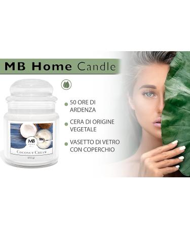 Buy Kerzen MB Home Basic 410GSM Coconut Cream Candle - International Shipping Available - Buy Online on GoSupps.com