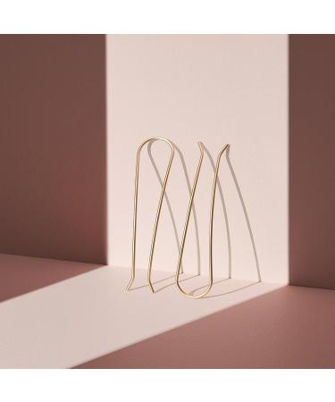 The Hair Edit Slim Chignon Pins - Large Gold Metal U-Shaped French Hair Pin Set - Buy Online on GoSupps.com