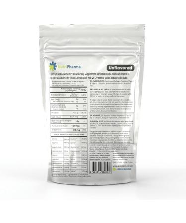Poudre de peptides de collag ne avec acide hyaluronique et vitamine C favorise la sant des cheveux des ongles de la peau des os et des articulations poudre de prot ine de collag ne non - Buy Online on GoSupps.com