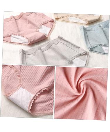 DINGHONGLI 4 Pcs Cotton Underwear Menstruation Underpants Maternity Thongs Kindly Yours Underwear Women Womens/478 Large Assorted Color - Buy Online on GoSupps.com