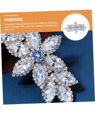 Mikinona Rhinestone Hair Clip Hair Accessories for Women Rhinestones Hair Barrette Diamonds Hair Accessories Rhinestones Hair Accessories Hair Tools for Styling Rhinestones Hairpin - Buy Online on GoSupps.com