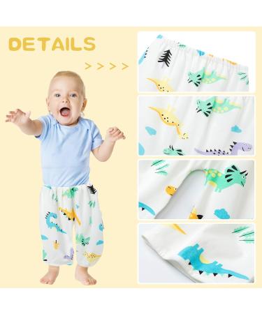Baby Toilet Training Pants | Waterproof Reusable Cotton Nappy Diaper Skirt | Cute Cartoon Dinosaur Design | Kids 2 in 1 Skort Pants | Low Waist | - Buy Online on GoSupps.com