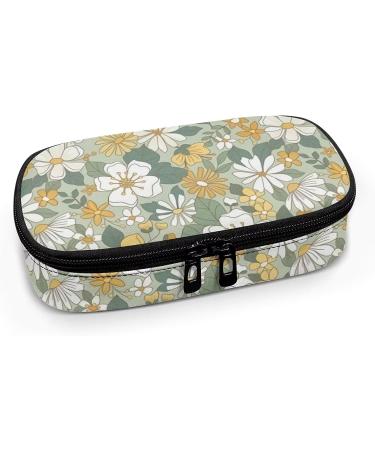 TODIYADDU Yellow Daisy Medicine Travel Cooler - Insulated Diabetic Pouch with Zipper for Daily & Travel Use - Buy Online on GoSupps.com