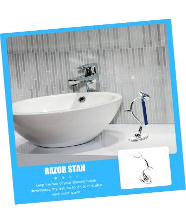 Minkissy 5-in-1 Razor Holder & Organizer for Men | Durable Brush & Bracket Stand for Grooming Essentials | International Shipping Available - Buy Online on GoSupps.com