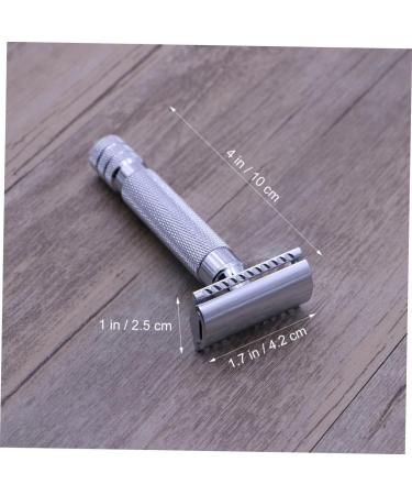 Frcolor 3-Stage Men's Safety Razor - Premium Wooden Handle & Steel Blades for Smooth Shaving - Buy Online on GoSupps.com