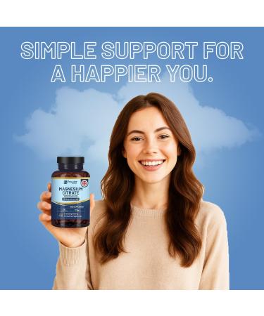 Magnesium Citrate Capsules 1500mg with Vitamin B6 | 120 Vegan Capsules | 450mg Elemental Mg | Capsule not Tablets | Made in UK by Prowise - Buy Online on GoSupps.com