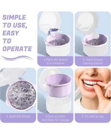 Alevi Braces & Denture Container: Portable Two-Storey Storage Box with Drainage for Retainers & Braces - Ideal for International Shipping - Buy Online on GoSupps.com