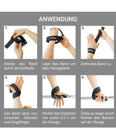 Pullup & DIP Tensile Aids - Padded Weight Lifting Loops & Wrist Straps for Strength Training | Black (1 Pair) - Optimize Bodybuilding & Cross Lifting - Buy Online on GoSupps.com
