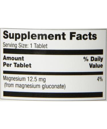 Optimum Magnesium Gluconate Tablets 250mg - 100 Count | Essential Mineral Supplement - Buy Online on GoSupps.com
