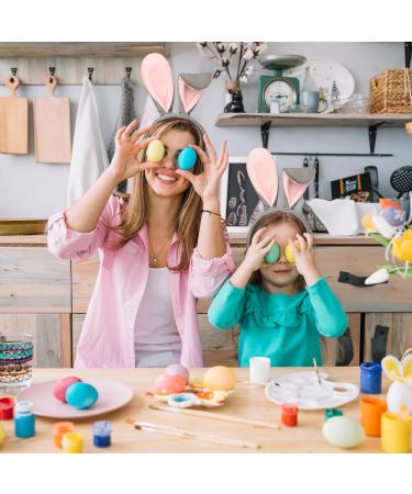 Abeillo Bunny Ears Headband Cute Plush Rabbit Ears Hairband Gray&Pink Hair Styling Decoration for Bunny Costume Cosplay Party Fancy Dress Up Accessories Women's Fashion Headbands - Buy Online on GoSupps.com