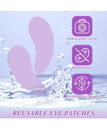 Shop Reusable Eye Patches - 5 Pairs Silicone Under Eye Masks for Wrinkle Reduction & Lifting Effect - Buy Online on GoSupps.com