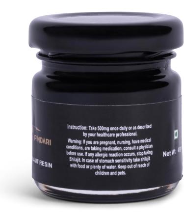 Pindari Shilajit Resin Pure Shilajit 500mg | Nutrient Dense | High Potency | Sourced in The Himalayan Mountain Ranges 1.41 Ounces - Buy Online on GoSupps.com