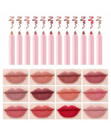 Vegan Lip Tint Lip Liner Paste - Long-Lasting Color | Rich Lipstick Pen for Daily, Travel, Party | No Fading Formula - Cute & Convenient One Size - Buy Online on GoSupps.com