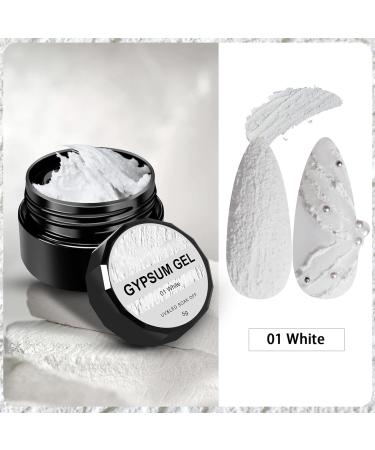  Ceprznvey 3D Nail Gel Sculpting Nail Polish Long-Lasting Scratch-Resistant Finish Soft Texture for Painting and Detailing Use Salon or Home Application 5g x 6 Colours Compact Set - Buy Online on GoSupps.com