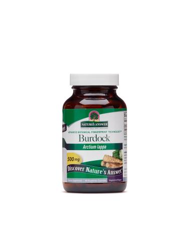 Nature's Answer Burdock Full Spectrum Herb 500 mg 90 Vegetarian Capsules