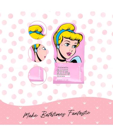 MAD Beauty Disney Pop Princess Cinderella Bath Salts - 2 Packs, 2.82 oz Strawberry Scent - Royal Spa Skincare Gifts for Girls - Buy Online on GoSupps.com