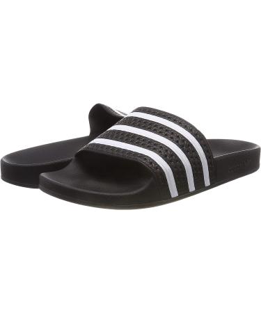 adidas Originals Men's Adilette Slide Sandal 10 - Black/White - Stylish Comfort - Buy Online on GoSupps.com