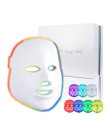 Houzzi LED-Face-Mask- Red & Blue Light Therapy Facial Skin Care Mask