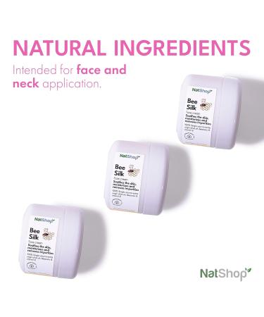 NatShop | Bee Silk Face Cream With Olive Oil Beeswax And Vitamin E | Face Moisturizer Face Cream 1.7oz - Buy Online on GoSupps.com