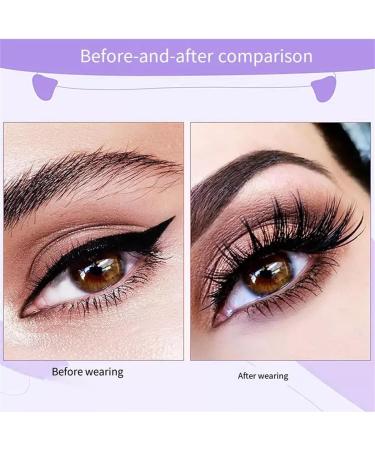 Strip Lashes False Lashes 10 Pairs 5 Styles Natural Look Clear Band Light Weight Wispy Faux Mink Russian Strip Lashes D Curl 3D Crisscross Multi-Layers False Fake Eyelashes - Buy Online on GoSupps.com