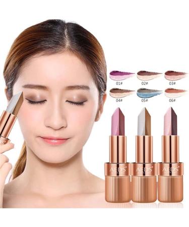 Two-Colored Eyeshadow Stick | Dual Color Glitter Pen for Stunning Shimmering Looks | Gradient Eyeshadow Powder - Buy Online on GoSupps.com