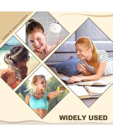 Shop Sularpek 12-Piece Spiral Hair Ties | Elastic Telephone Cable Hair Bands for Women & Girls - Black Bright Coffee Transparent - Buy Online on GoSupps.com