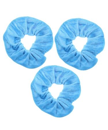 Topkids Accessories: Turquoise Scrunchie Scrunchie Elastic Hairband & Pferdeswanz Holder - 3 Pieces for Women - Buy Online on GoSupps.com