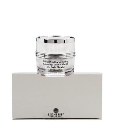 Lionesse White Pearl Facial Peeling Gel - Contains Pearl Powder and Nut Shell Powder - 2.02 Fl. Oz.