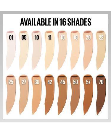 Maybelline Super Stay Full Coverage Liquid Concealer - 30 Hour Wear, Transfer Resistant, Oil-free - 16 Shades Available - Buy Online on GoSupps.com