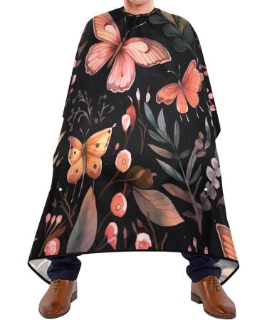 Kigai Butterfly Leaf Barber Cape - Adjustable Waterproof Hair Cutting Cape for Men & Women | Professional Salon Hairdressing Cape - Buy Online on GoSupps.com