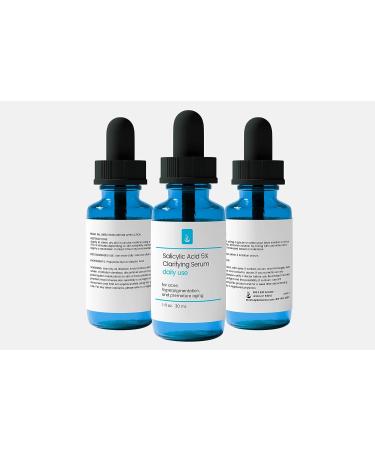 Salicylic Acid 5% Solution (30 mL) - Gentle Exfoliating Serum/Mask for Clearer Skin - Treats Blackheads, Acne & Clogged Pores - Buy Online on GoSupps.com