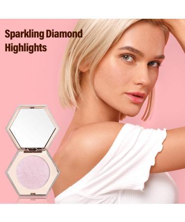  Nivofu Nivofu Highlighter Powder Highlighter Palette Highlighter Bronzer Powder Highly Pigmented 7.5g (01#) - Buy Online on GoSupps.com