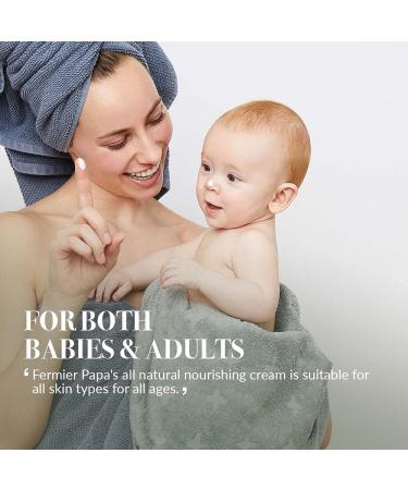 Fermier Papa Baby Nourishing Cream | 4.23 fl. oz. | All Natural Moisturizer for Sensitive Skin - Buy Online on GoSupps.com