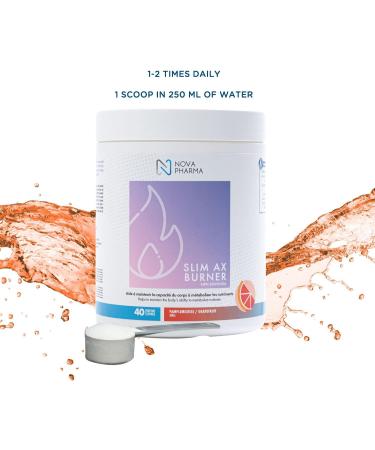 Nova Pharma Pre Workout Powder - Garcinia Cambogia - L Carnitine Supplement - Chromium Supplement - 40 Servings (Grapefruit) - Buy Online on GoSupps.com