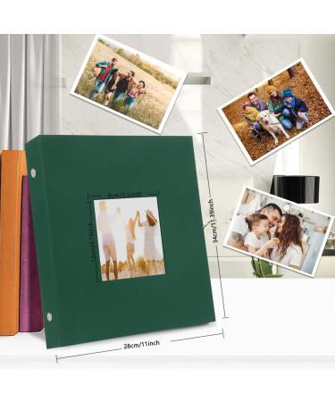 Miaikoe Photo Album 6x4 400 Pockets Slip in Large Capacity Album for Family Wedding Anniversary Linen Album Book Holds 400 Vertical 10x15cm Photos(400 Pockets Dark Green) 400 Pockets Dark Green - Buy Online on GoSupps.com