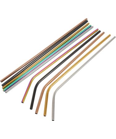 Plumflex Reusable Stainless Steel Straws 10 Extra Long 10.5inch Metal Drinking Straws with 2 Brushes and Carry Bag Environment- for 20/30oz Tumblers Beverage  - Buy Online on GoSupps.com