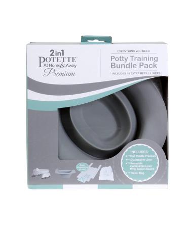 Kalencom Potette Plus Premium Value Bundle (White/Grey) - Buy Online on GoSupps.com