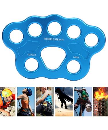 VGEBY 45KN Rigging Plate - 8-Hole Aluminum-Magnesium Alloy Multi Anchor Connector for Rock Climbing & Outdoor Activities - International Shipping Available - Buy Online on GoSupps.com