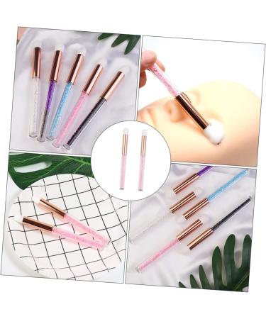 DRESSOOS 2pcs Nose Brush Soft Eyeshadow Brush Professional Makeup Tools Lady Parts Pink Aluminum Tube - Buy Online on GoSupps.com