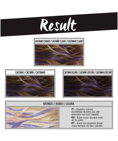 L'Or al Paris LOr al Paris Colorista Hair Makeup Temporary coloring 1 day for strands and ends brown hair color Meches Violetto 30 ml - Buy Online on GoSupps.com