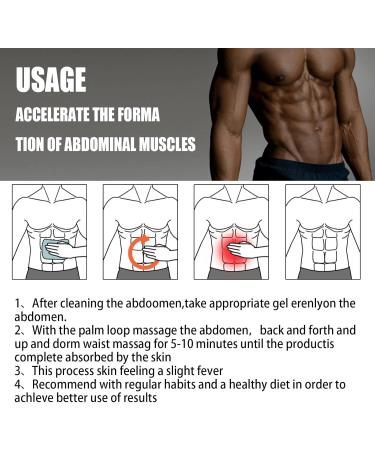 Abdominal Sculpting Cream | Fat Burning & Cellulite Targeting Hot Gel | Sweat Enhancer for Tummy & Waist - Buy Online on GoSupps.com