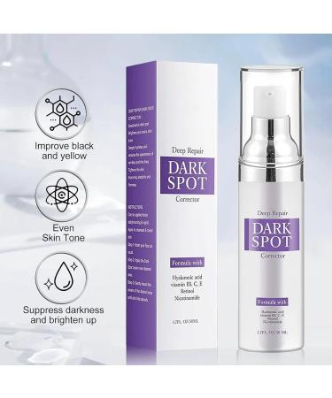  Generisch Dark Spot Corrector Essence 50ml Pigment Stain Remover for Face Deep Hydration Blends Melasma and Age Spots Suitable for All Skin Types - Buy Online on GoSupps.com