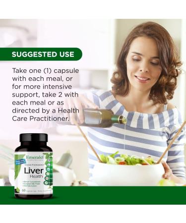 Emerald Labs Liver Health with Silymarin & Meriva Phytosome - 60 Capsules - Buy Online on GoSupps.com