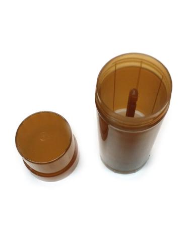 (11) Empty Clear Plastic Deodorant Containers (Brown) - 2.2 Oz Cylinders for heel balm lotion bar etc.  - Buy Online on GoSupps.com