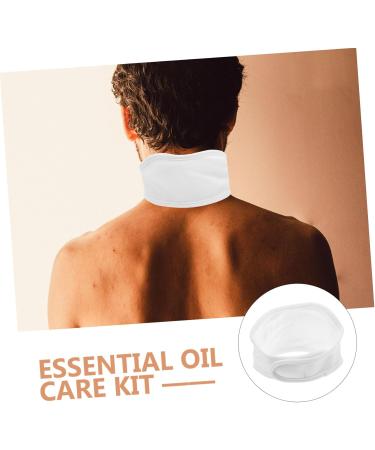  Gatuida Gatuida Spacer Package Essential Oils Neck Pack Oil Pack Neck Protector Neck Wrap Essential Oil Pack Flannel Comfortable White - Buy Online on GoSupps.com