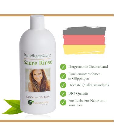 Bio Conditioner - Chemical-Free Citrus Sour Rinse | Vegan Tensid-Free Silicone-Free | 500ml Eco-Friendly Care - Buy Online on GoSupps.com